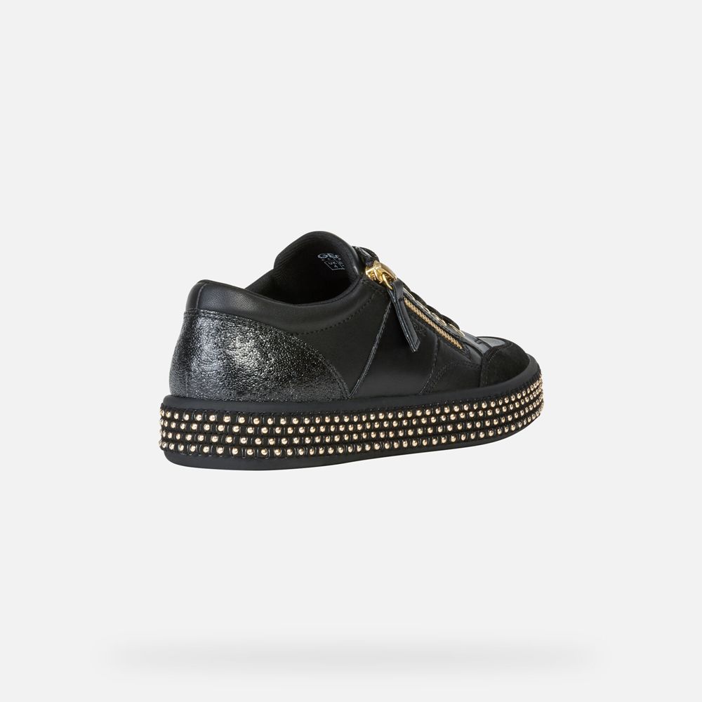 Basket Geox Leelù - Noir - Femme 274815-VEG